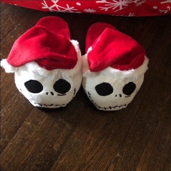 Disney Tim Burton red white and black slippers 2.5 - Picture 4 of 8
